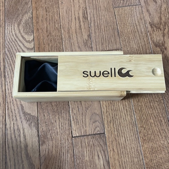 Swell Sunglasses Swell Coco Black Bamboo Sunglasses NWT - Picture 3 of 12